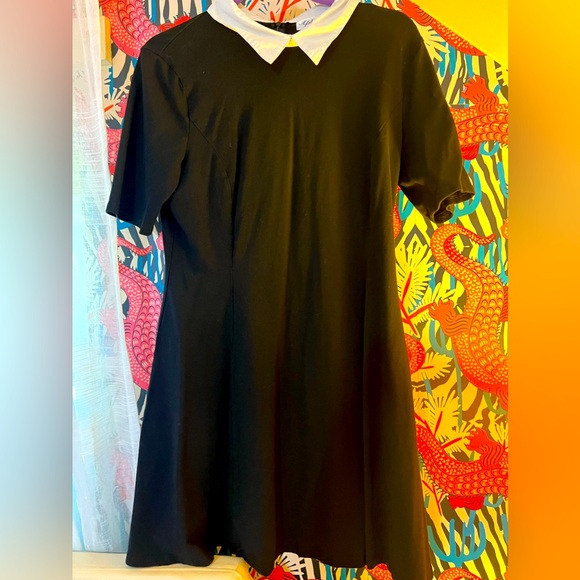 Wednesday Adams dress Xl juniors cute dress for everyday we used for costume. - Picture 1 of 4